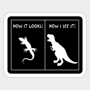 Anole Lizard Cute Dinosaurs Funny Reptile Pet Lover Sticker